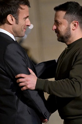 Macron et Zelensky
